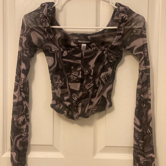 Urban Outfitters mesh corset top - Picture 3 of 3